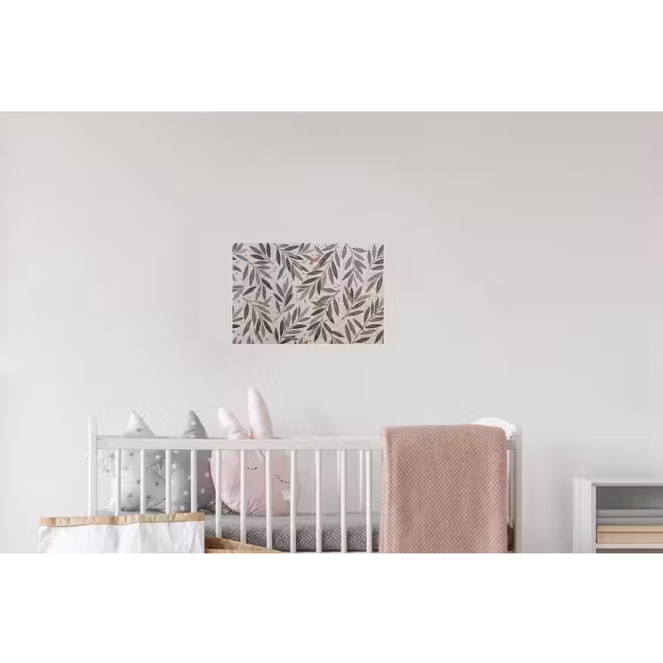 Plant - Blad - Mozaïek - Groen Muursticker klein -kinderkamer