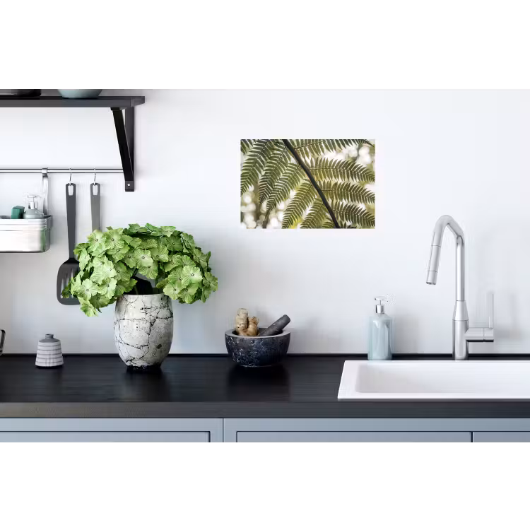 Plant - Blad - Natuur - Groen - Detail Muursticker klein -keuken