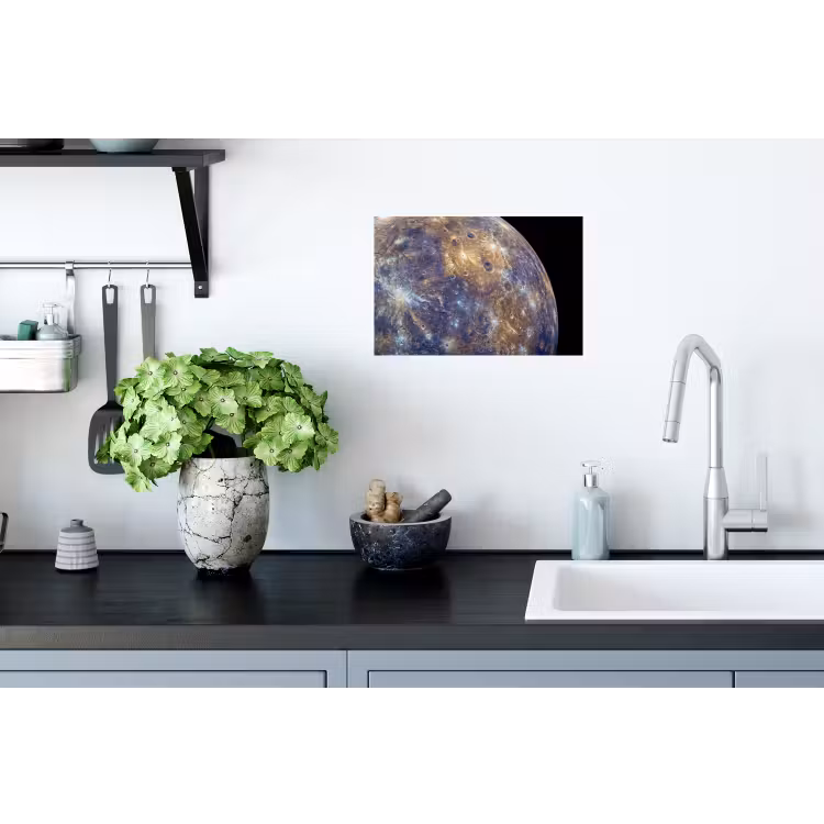 Wandtattoo – Planet – Krater – Weltraum - Planeet - Kraters - Ruimte Muursticker klein