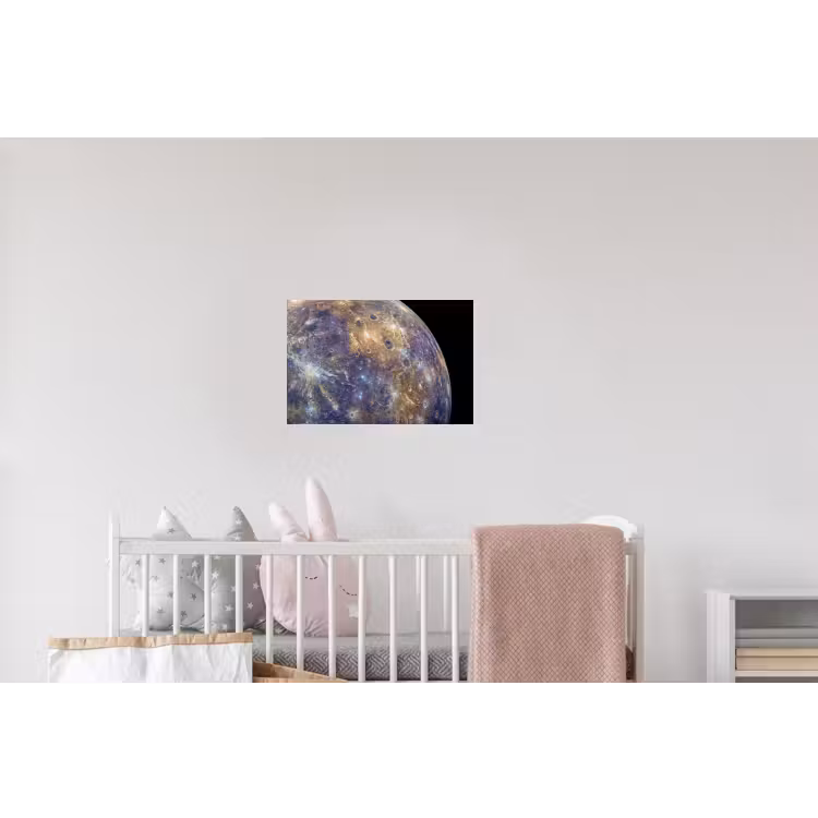 Wandtattoo – Planet – Krater – Weltraum - Planeet - Kraters - Ruimte Muursticker klein