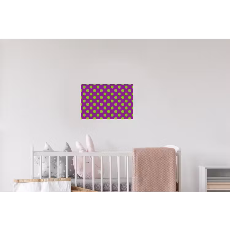 Stippen - Klassiek - Groen Muursticker klein 286 -kinderkamer