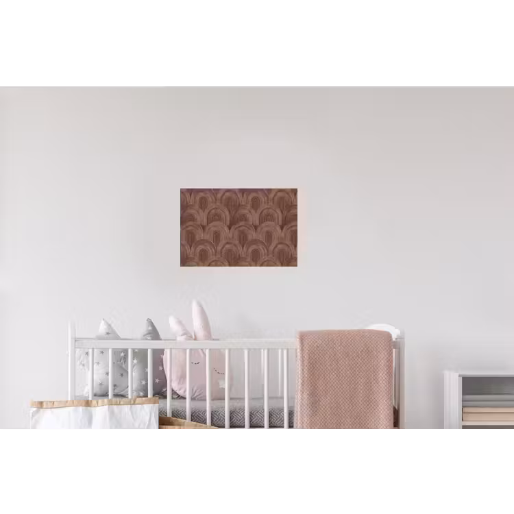 Ritmisch - Effect - Bruin Muursticker klein 286 -kinderkamer