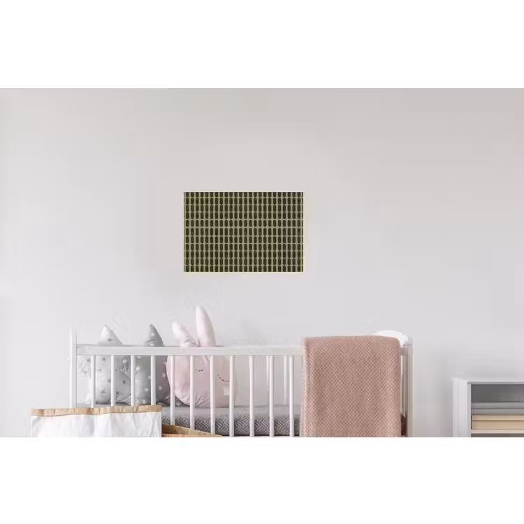 Ritmisch - Effect - Groen Muursticker klein 286 -kinderkamer