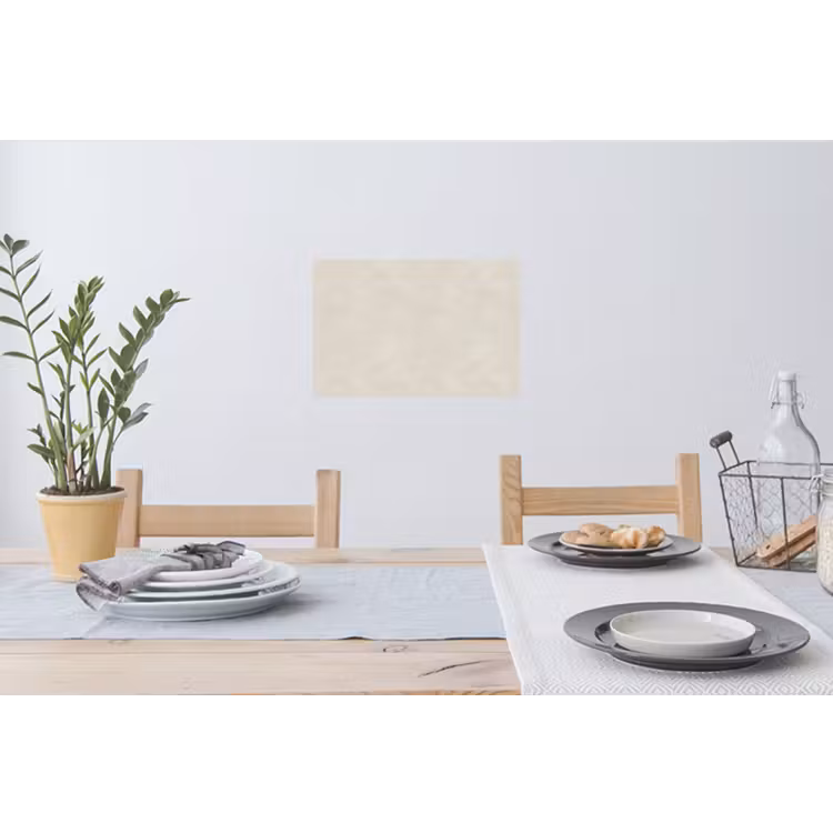 Zandkleurig - Modern - Egaal Muursticker klein 286 -eettafel
