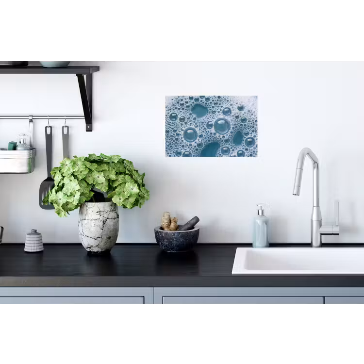 Schuim - Water - Textuur Muursticker klein -keuken