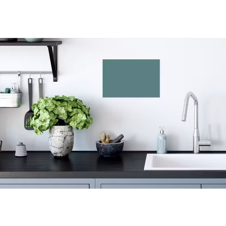 Serene - Teal - Blauw Muursticker klein 286 -keuken