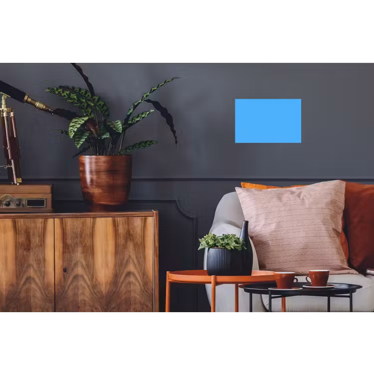 Sky - Blue - Blauw Muursticker klein 286 -kamerbank