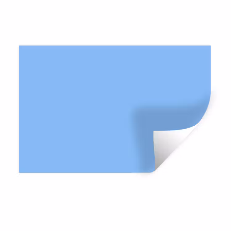 Sky - Glow - Blauw Muursticker klein 286 -3d