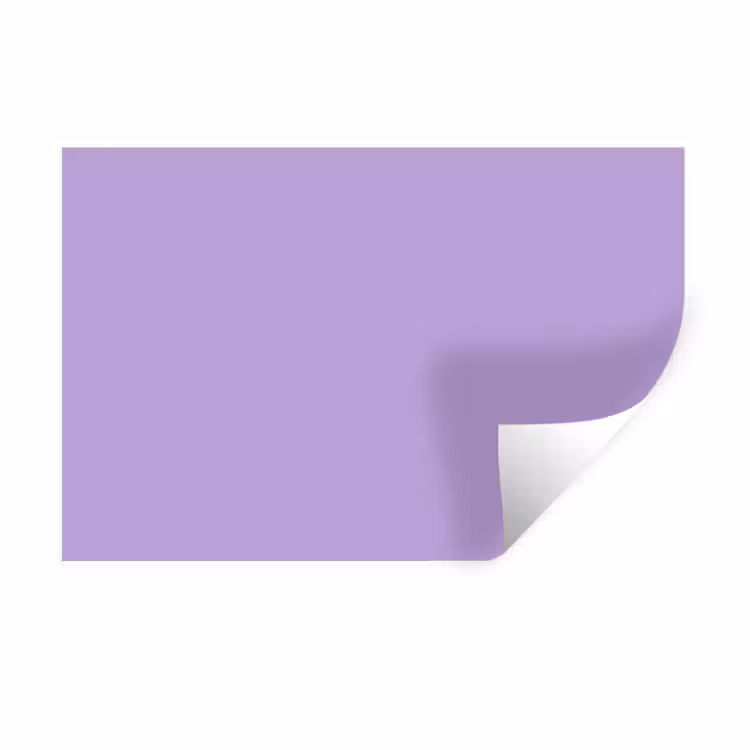 Soft - Lavender - Paars Muursticker klein 286 -3d