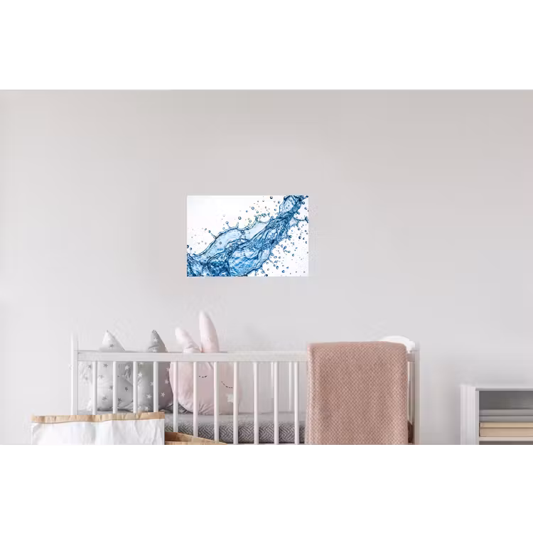 Spash - Water - Blauw Muursticker klein -kinderkamer