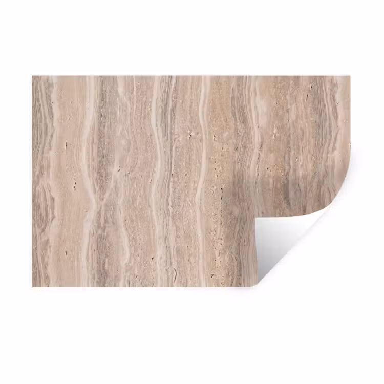 Steen - Patroon - Textuur - Natuurlijk - Beige Muursticker klein -3d