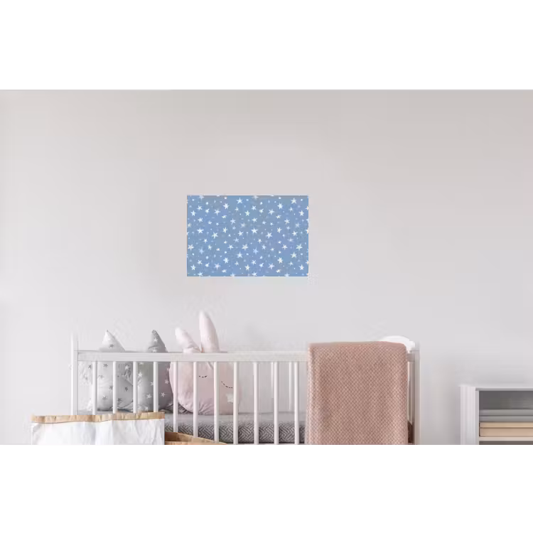Sterretjes - Patroon - Blauw Muursticker klein 286 -kinderkamer