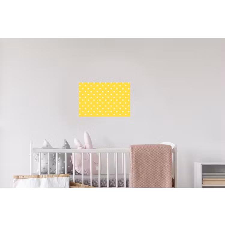 Sterren - Patroon - Minimalistisch - Geel Muursticker klein 286 -kinderkamer