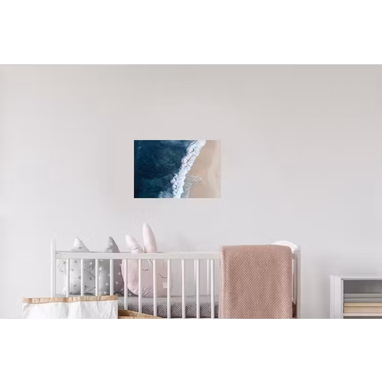 Strand - Zee - Golven Muursticker klein -kinderkamer