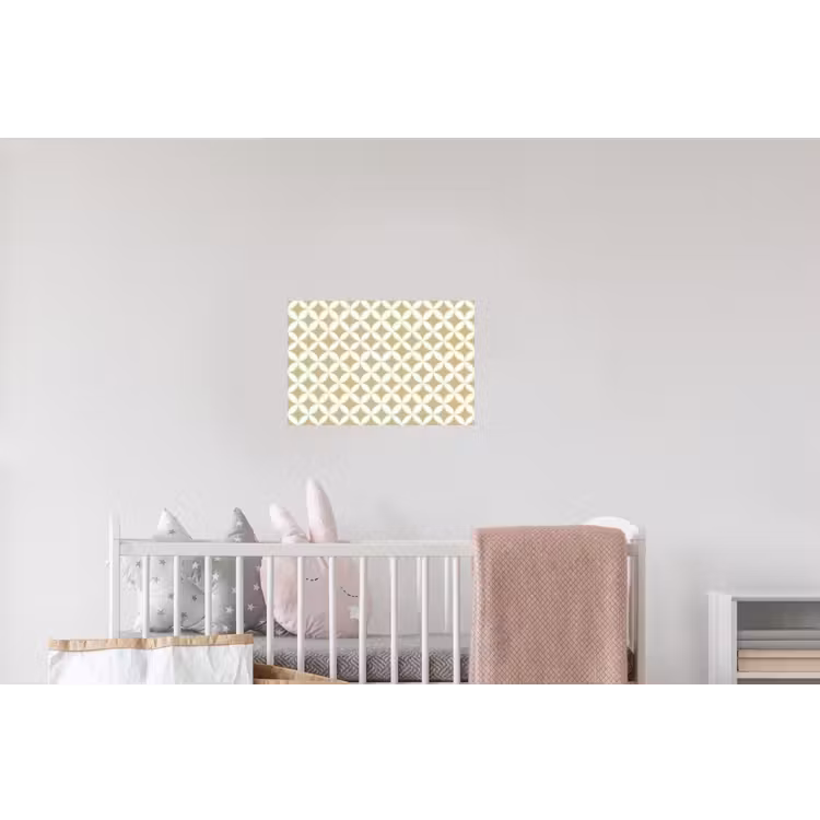 Symmetrisch - Motief - Beige Muursticker klein 286 -kinderkamer
