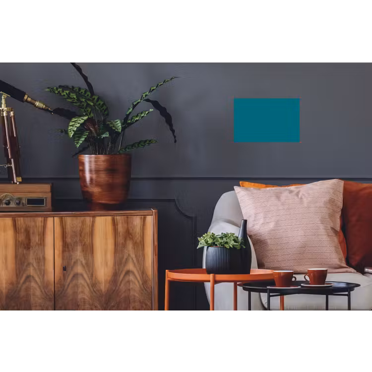 Tropical - Peacock - Blauw Muursticker klein 286 -kamerbank