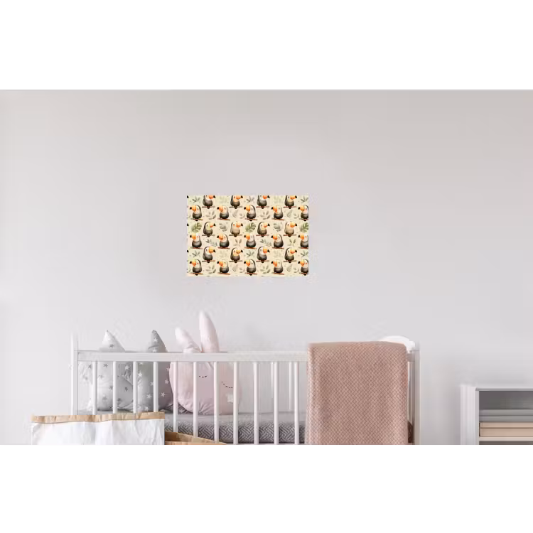 Toekans - Exotisch - Kleurrijk Muursticker klein 286 -kinderkamer