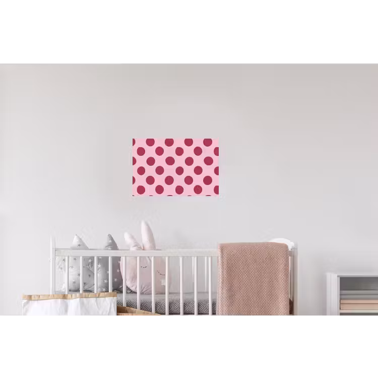 Stippen - Patroon - Bordeaux Muursticker klein 286 -kinderkamer
