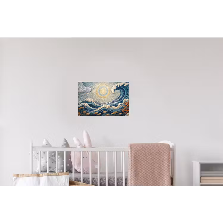 Onderwater - Koraal - Vis - Natuur - Kunst Muursticker klein -kinderkamer