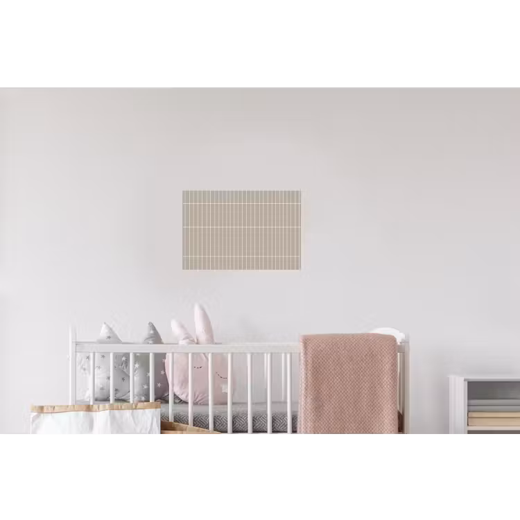 Verticaal - Wandtegel - Licht Beige Muursticker klein 286 -kinderkamer
