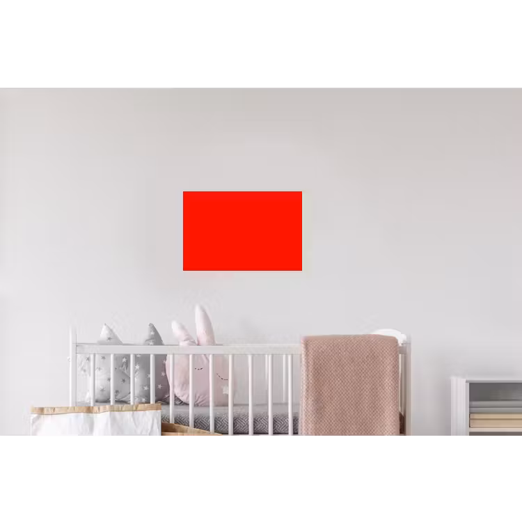 Vibrant - Vermilion - Rood Muursticker klein 286 -kinderkamer