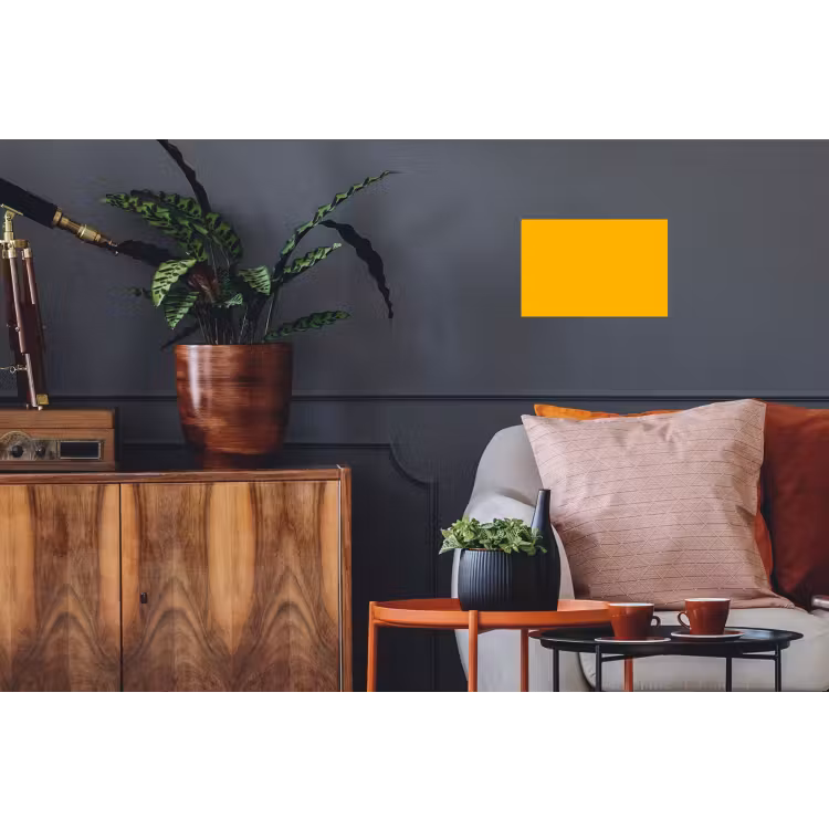 Vivid - Amber - Geel Muursticker klein 286 -kamerbank