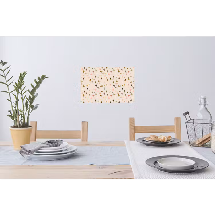 Vogels - Vliegen - Kleurrijk Muursticker klein 286 -eettafel