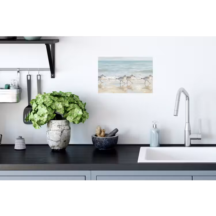 Vogels - Strand - Zee Muursticker klein -keuken