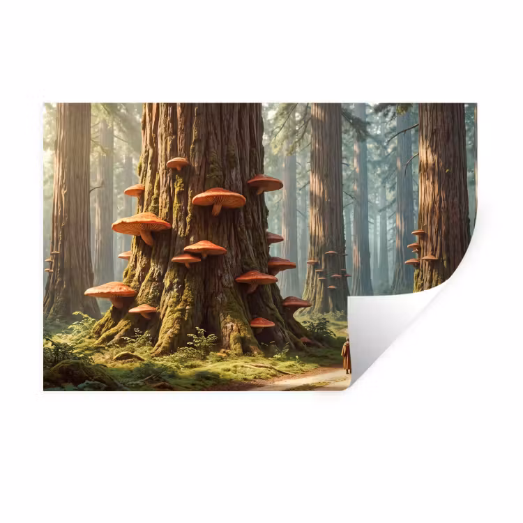 Wandtattoo – Wald – Bäume – Natur - Bos - Bomen - Natuur Muursticker klein