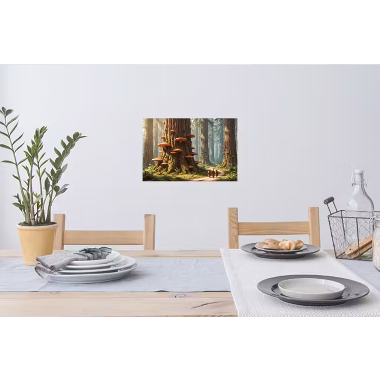 Wandtattoo – Wald – Bäume – Natur - Bos - Bomen - Natuur Muursticker klein