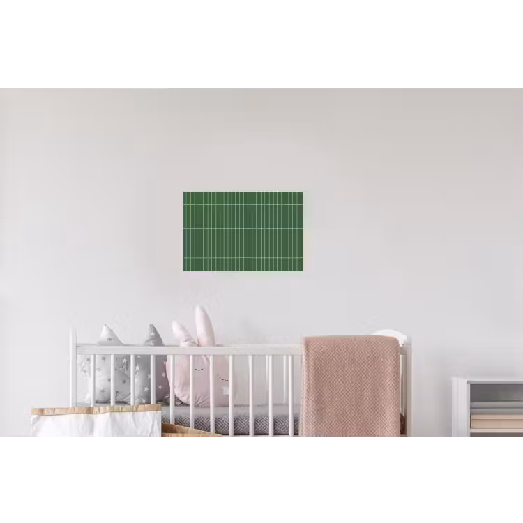 Wandtegel - Verticaal - Donkergroen Muursticker klein 286 -kinderkamer
