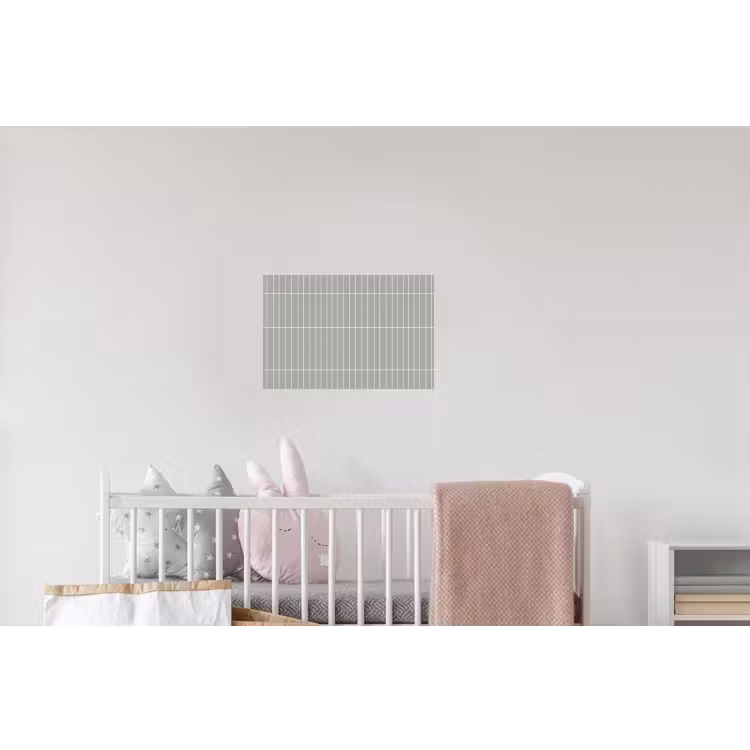 Wandtegel - Verticaal - Lichtgrijs Muursticker klein 286 -kinderkamer
