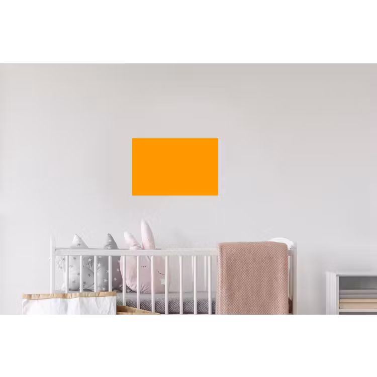 Warm - Ochre - Oranje Muursticker klein 286 -kinderkamer