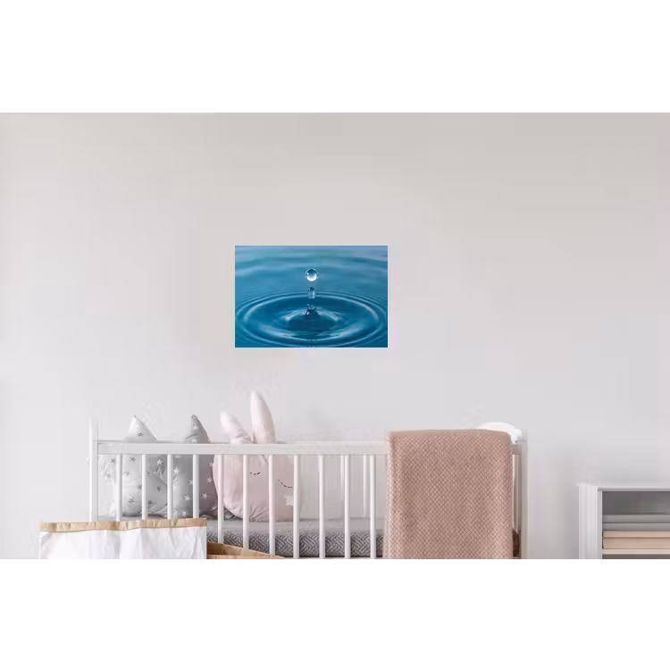 Waterdruppel - Water - Oppervlakte Muursticker klein -kinderkamer