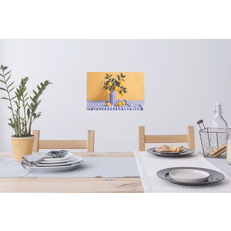 Wandtattoo – Zitrone – Stillleben – Modern - Citroen - Stilleven - Modern Muursticker klein