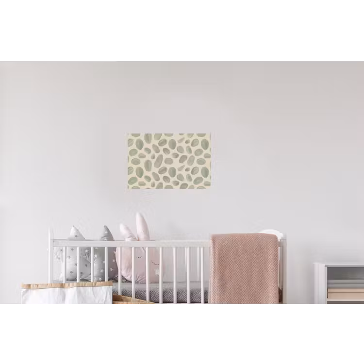 Abstract - Patroon - Organisch - Groen - Modern Muursticker klein -kinderkamer