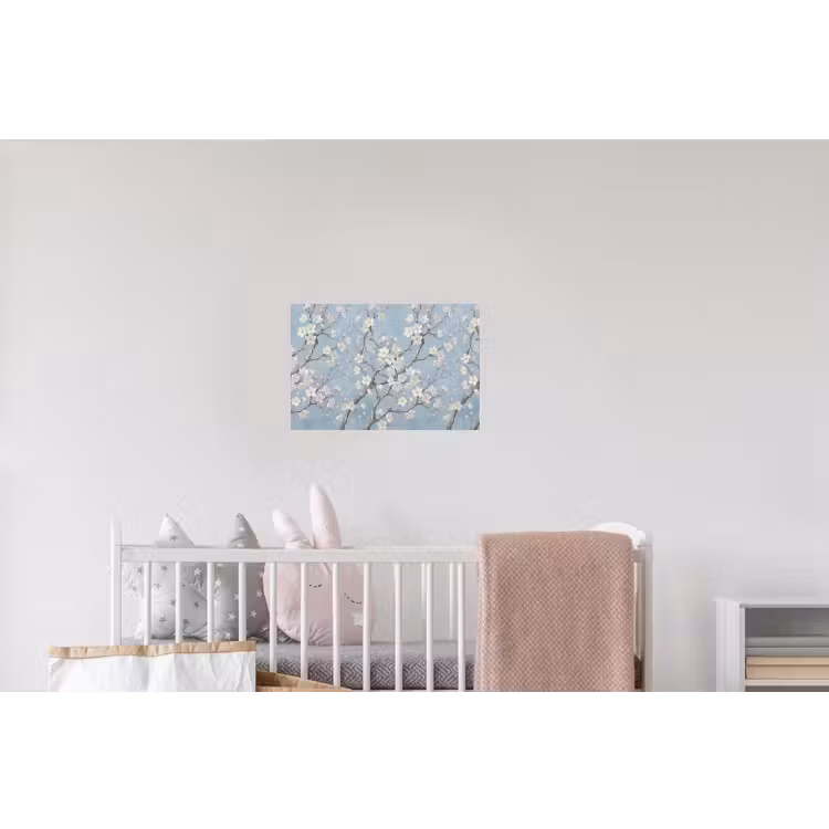 Takken - Kersenbloesem - Blauw Muursticker klein -kinderkamer