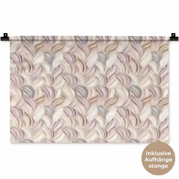 Abstract - Golvend - Pastel Wandkleed katoen klein 269 -t3d_DE