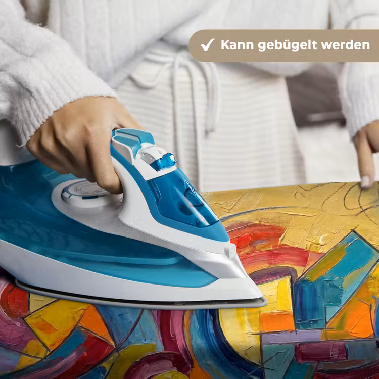 Abstract - Cirkels - Schilderij - Kleurrijk - Dynamisch Wandkleed katoen klein -tsfeer9_DE