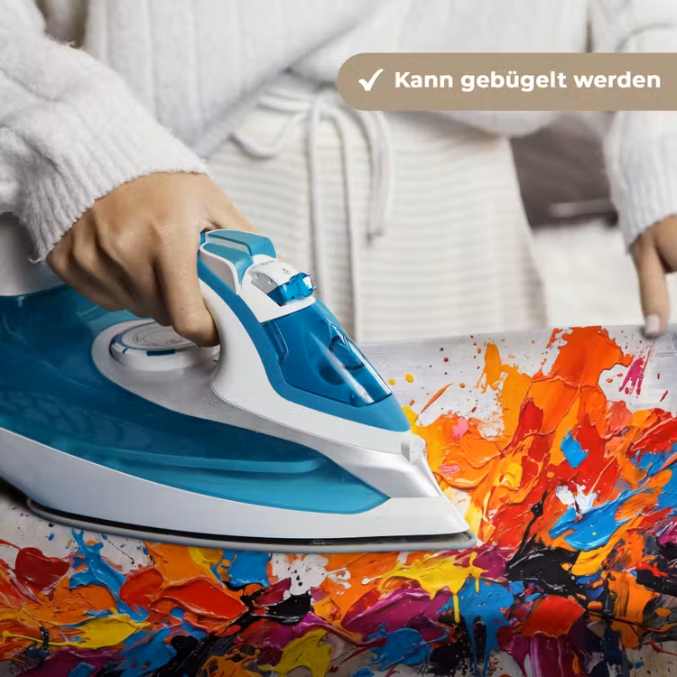 Abstract - Schilderij - Kleurrijk - Dynamisch Wandkleed katoen klein -tsfeer9_DE