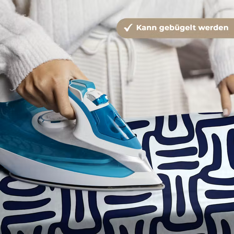 Abstract - Modern - Blauw Wandkleed katoen klein 269 -tsfeer9_DE