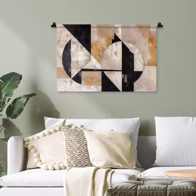 Abstract - Modern - Geometrisch - Pastel Wandkleed katoen klein -sfeer7