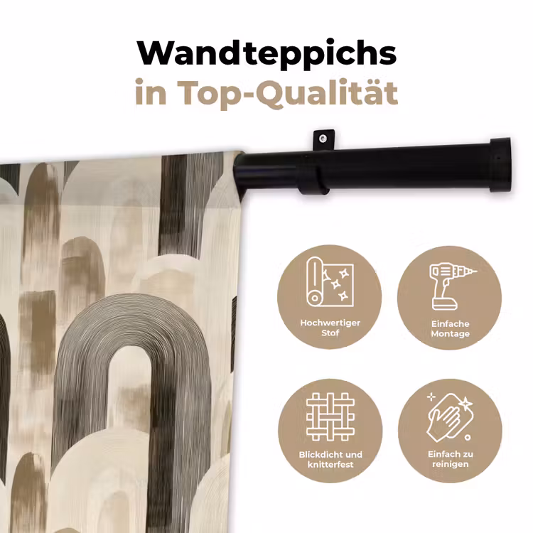 Abstract - Patroon - Bogen Wandkleed katoen klein 269 -tsfeer2_DE