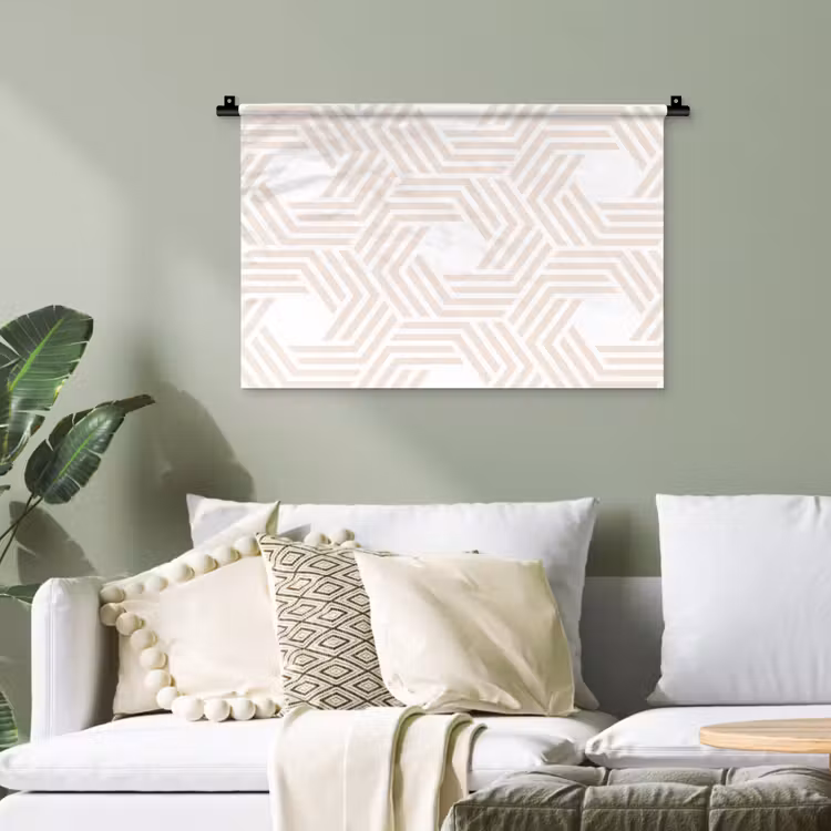 Abstract - Patronen - Design Wandkleed katoen klein 269 -sfeer7