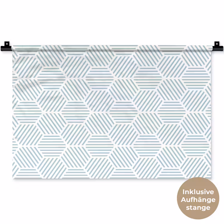 Abstract - Patronen - Design Wandkleed katoen klein 269 -t3d_DE