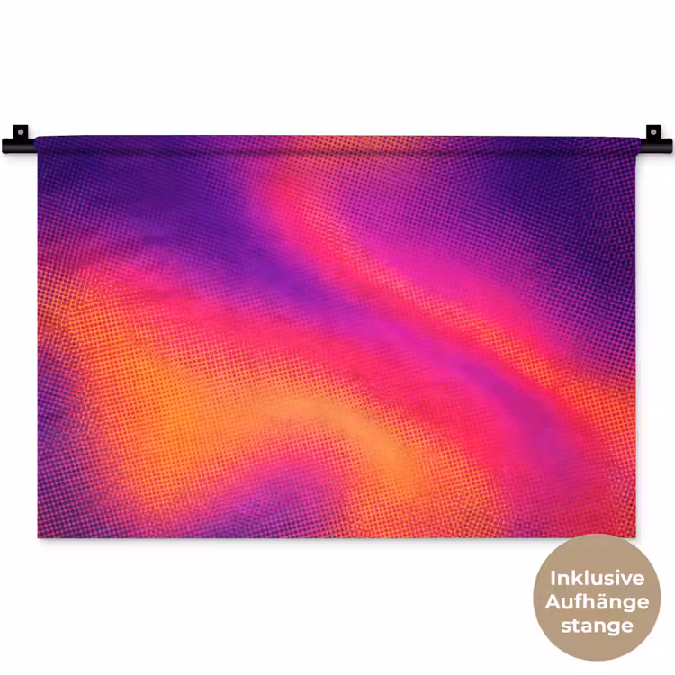 Abstract - Patroon - Kleurverloop Wandkleed katoen klein -t3d_DE