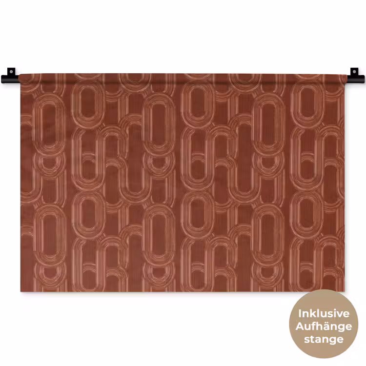 Abstract - Textuur - Bruin Wandkleed katoen klein 269 -t3d_DE