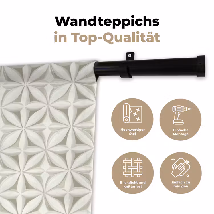 Abstract - Structuur - Grijs - Wit Wandkleed katoen klein 269 -tsfeer2_DE