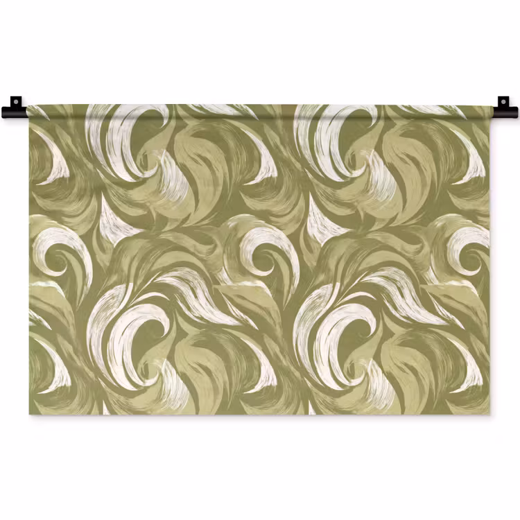 Abstract - Textuur - Groen Wandkleed katoen klein 269 -zz3d