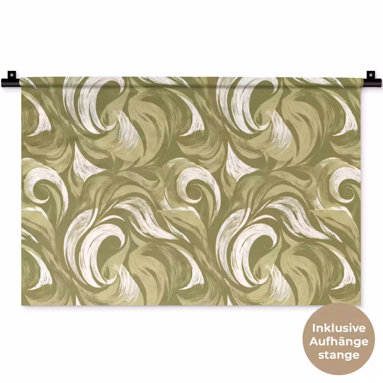 Abstract - Textuur - Groen Wandkleed katoen klein 269 -t3d_DE